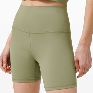 Lululemon Align Short 6" Size 6 NWT Rosemary Green